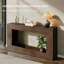 Console de 63 po en bois avec tablette de rangement-118701533