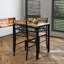Ensemble de table de salle à manger 3 pièces, table de cuisine en bois avec chaises pour petits espaces