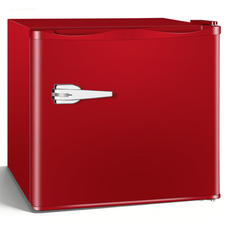 Electactic 1.2 Cu.ft Upright Freezer - 7 Temp Settings -13~28°F, Removable Shelf, Low Noise, Red