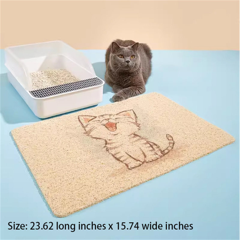 Tapis filtrant pour litière pour chat