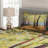 Rustic Polyester Floral Coverlet