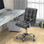 Mid Back Executive Swivel Office Chair with Metal Frame and Arms