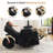 Manual Recliner With Armrest Storage, Featuring An Adjustable Headrest, Phone Holder, And Side Pockets-471845451