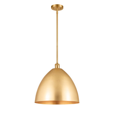 Luminaire suspendu conique à 1 lumière
