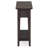 Solid + Manufactured Wood Narrow Chairside Table-301589550