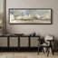 «Rustic Abstract Forest Landscape Extra Large», reproduction d'art sur toile encadrée-106766848-111696474