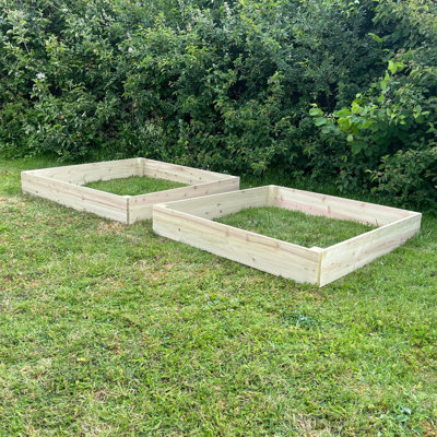 Borjan Wood Raised Garden Bed