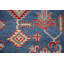 Blue Geometric Kazak Living Room Rug 7x10