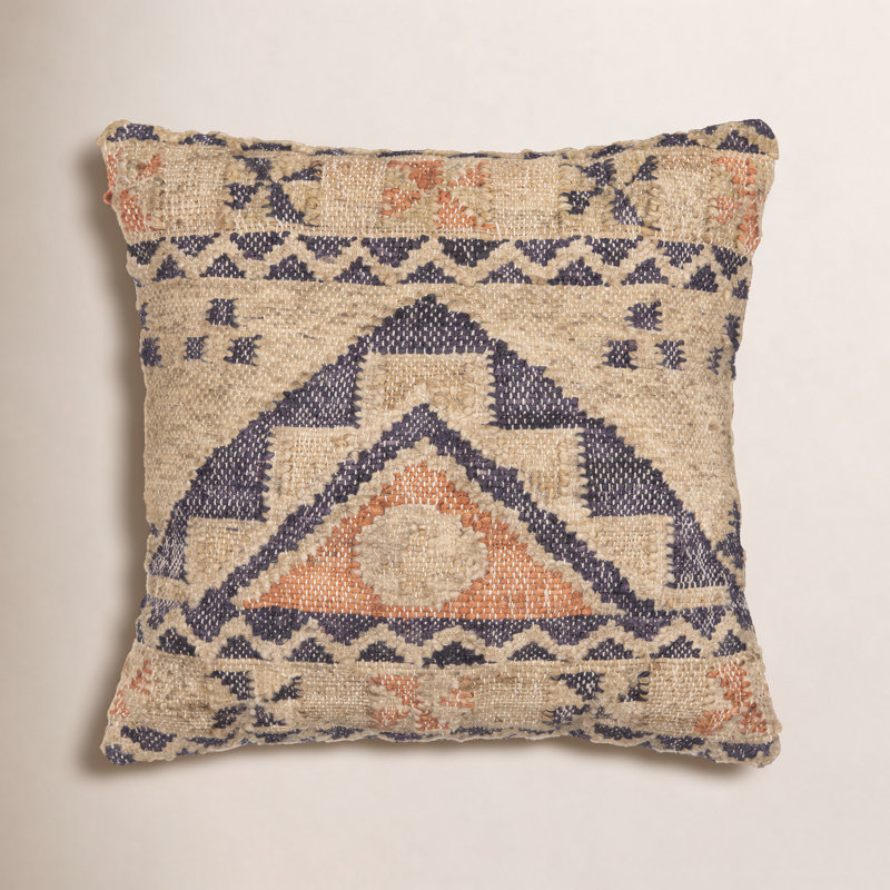 Lucey Geometric Pillow Cover, 18" x 18"
