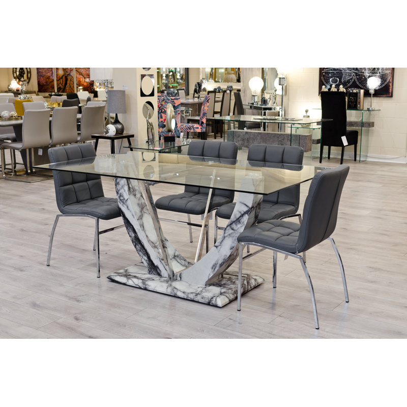 Eunice 6 - Person Dining Set