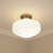Ilona Glass Semi Flush Mount-261325310-261325281