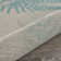 Fatima Botanical Zero-Pile Flatweave Indoor/Outdoor Durable Area Rug