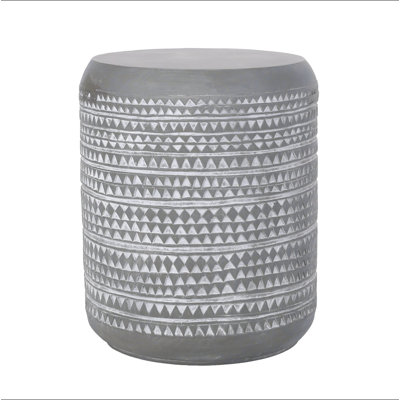 Outdoor Lightweight Concrete Side Table