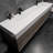 Albizu 84" Wall-Mounted Double Bathroom Vanity-69316055
