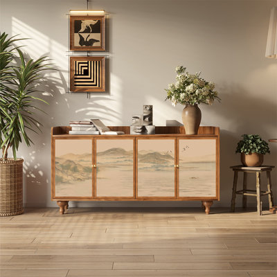 New Chinese-style solid wood sideboard