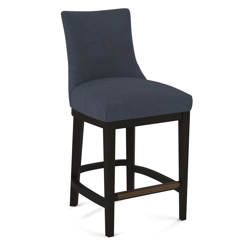 Upholstered Stool, Applause Float The Boat, Black