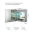 Segovia 500mm W 500mm H Surface Frameless Medicine Cabinet Mirror 2 Adjustable