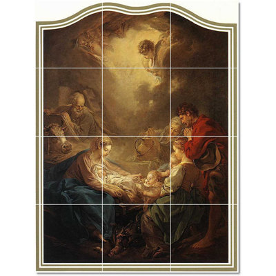 Carreau de céramique décorative 36 po x 48 po 12 po x 12 po