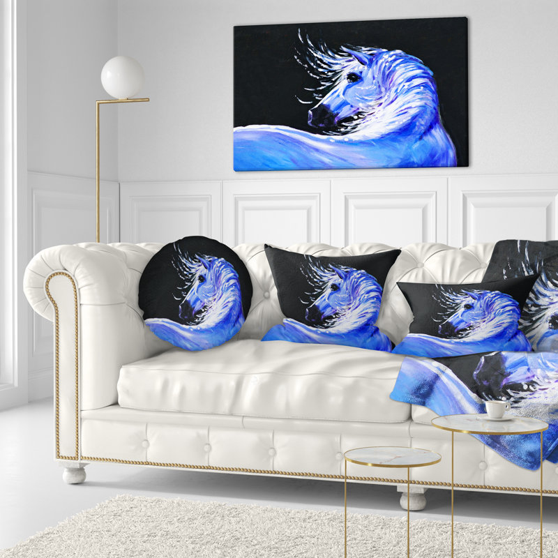  Coussin abstrait en acrylique