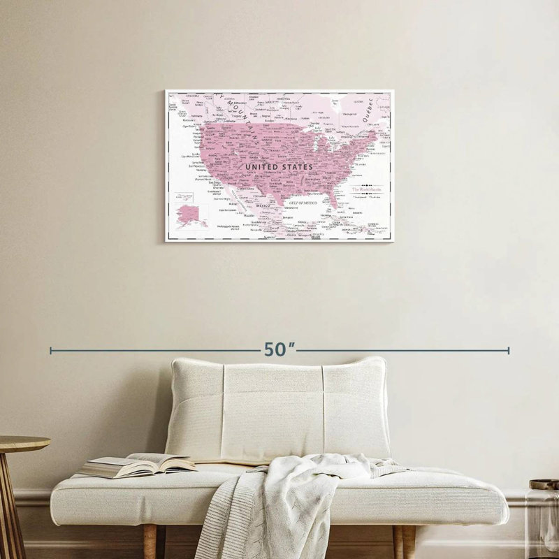 Bébé rose avec punaise Amrico, H 20 po x l 30 po