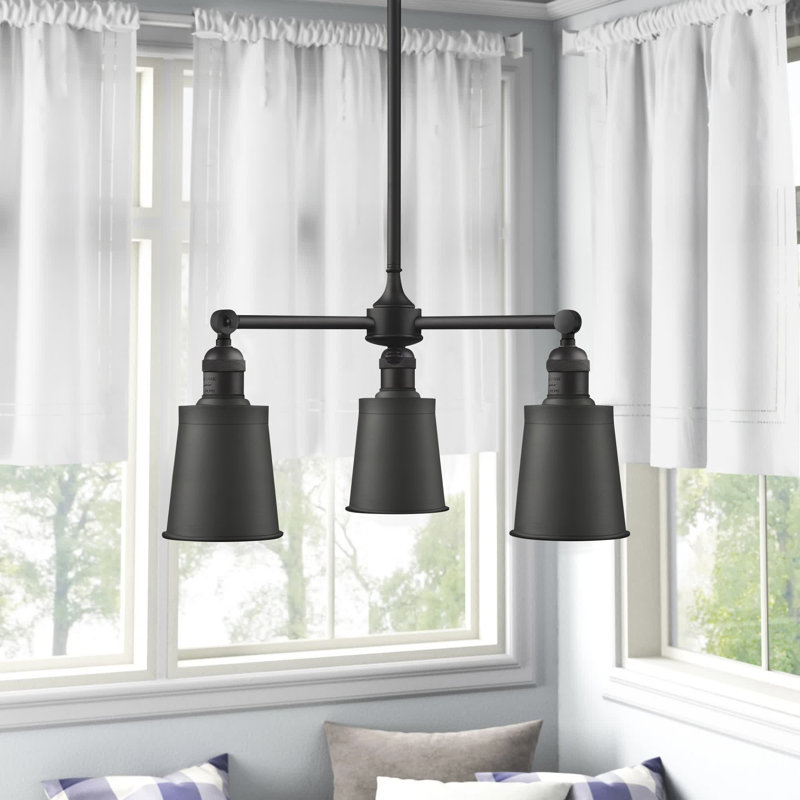 Lustre classique / traditionnel 3 lumières Lavender Hill, Cuivre antique, Cuivre antique, Ampoule non incluse