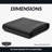 Hathaway Foosball Table Cover – Fitted 54-in Game Table Cover in Black – Durable, Wrinkle-Free Synthetic Leather with Soft Underside – Dust and Spill Protection for Foosball Accessories and Tables
