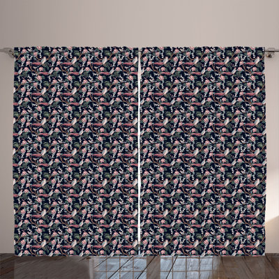 Semi Sheer Curtain Pair