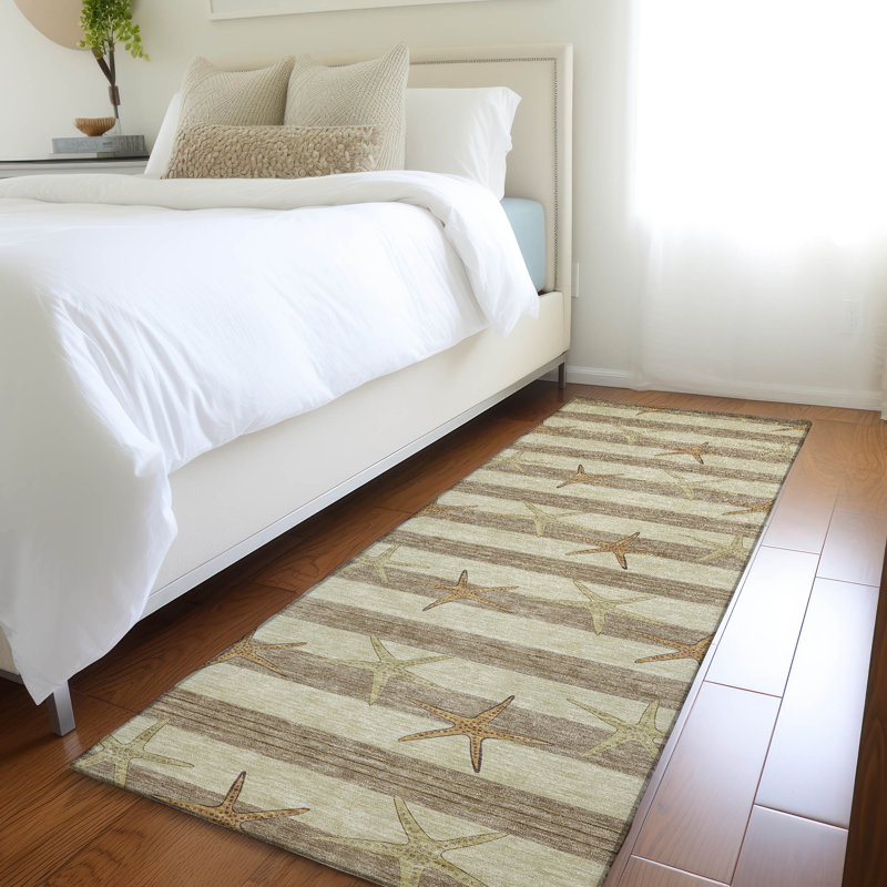 Tapis Cerrito AMF191 lavable à la machine de qualité supérieure, Tapis de couloir 2 pi 3 po x 7 pi 6 po