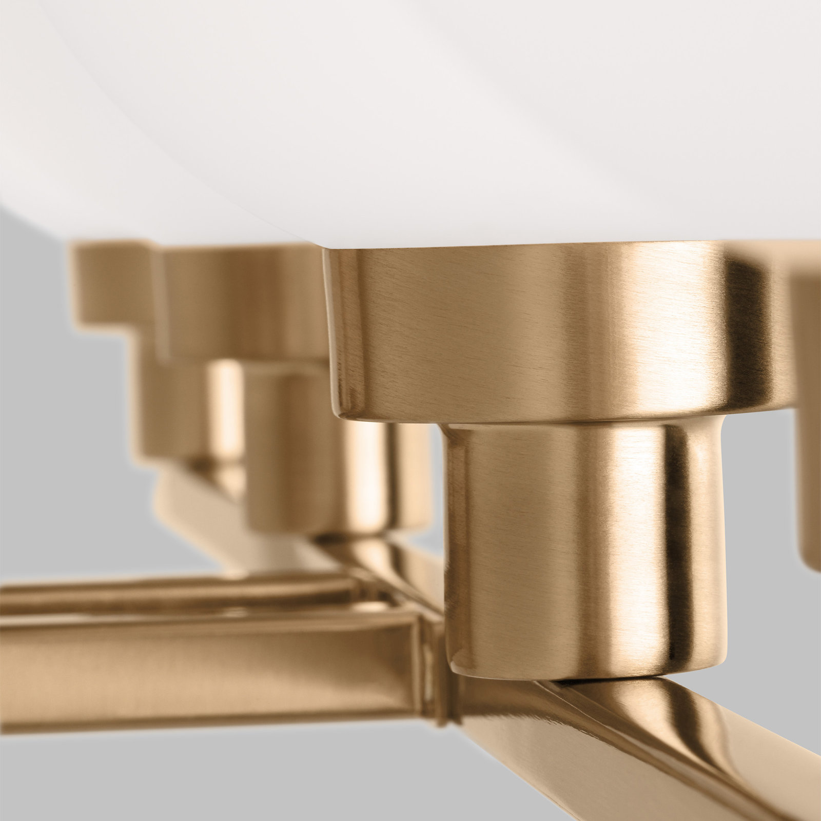 Janne 4 Light Dimmable Vanity Light, Satin Brass