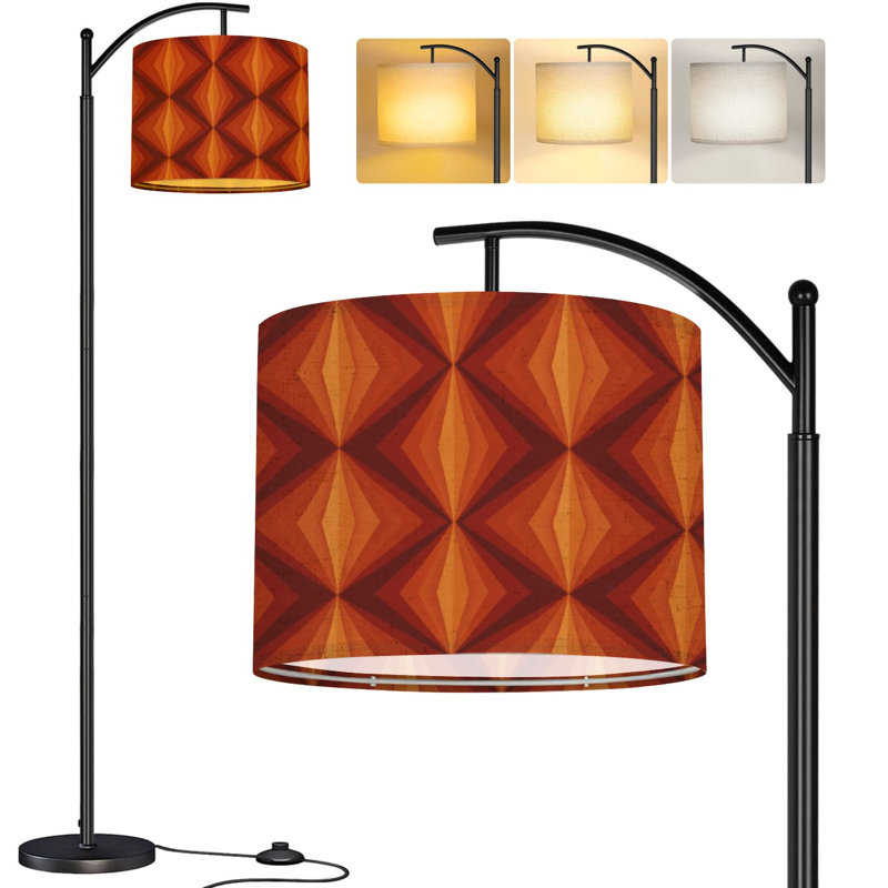  Lampe sur pied Arc 70s rétro vintage Mid Century Modern