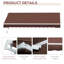 Auvent de patio rétractable polyvalent pour les espaces extérieurs, améliorant le confort et le style-113116514