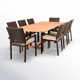 Anautica 93'' Rectangular 8 - Person Outdoor Dining Set with Cushions