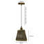 Adila 1 - Light Brown Single Pendant