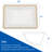 Bathroom Sink Pure White Ceramic - Rectangle Deep Bowl With Overflow, Acid , Practical Lavatory Vanity Decoration Resistance, Attractive For-1883041604