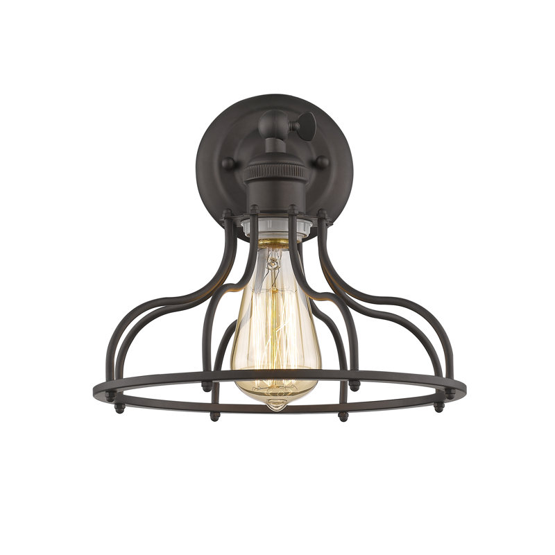 Appliquee à bras 1 lumières industrial Gingrich