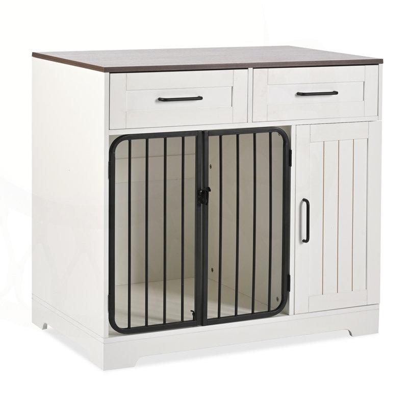 Versatile Dog Crate Furniture with Storage and Stylish Design for Pets