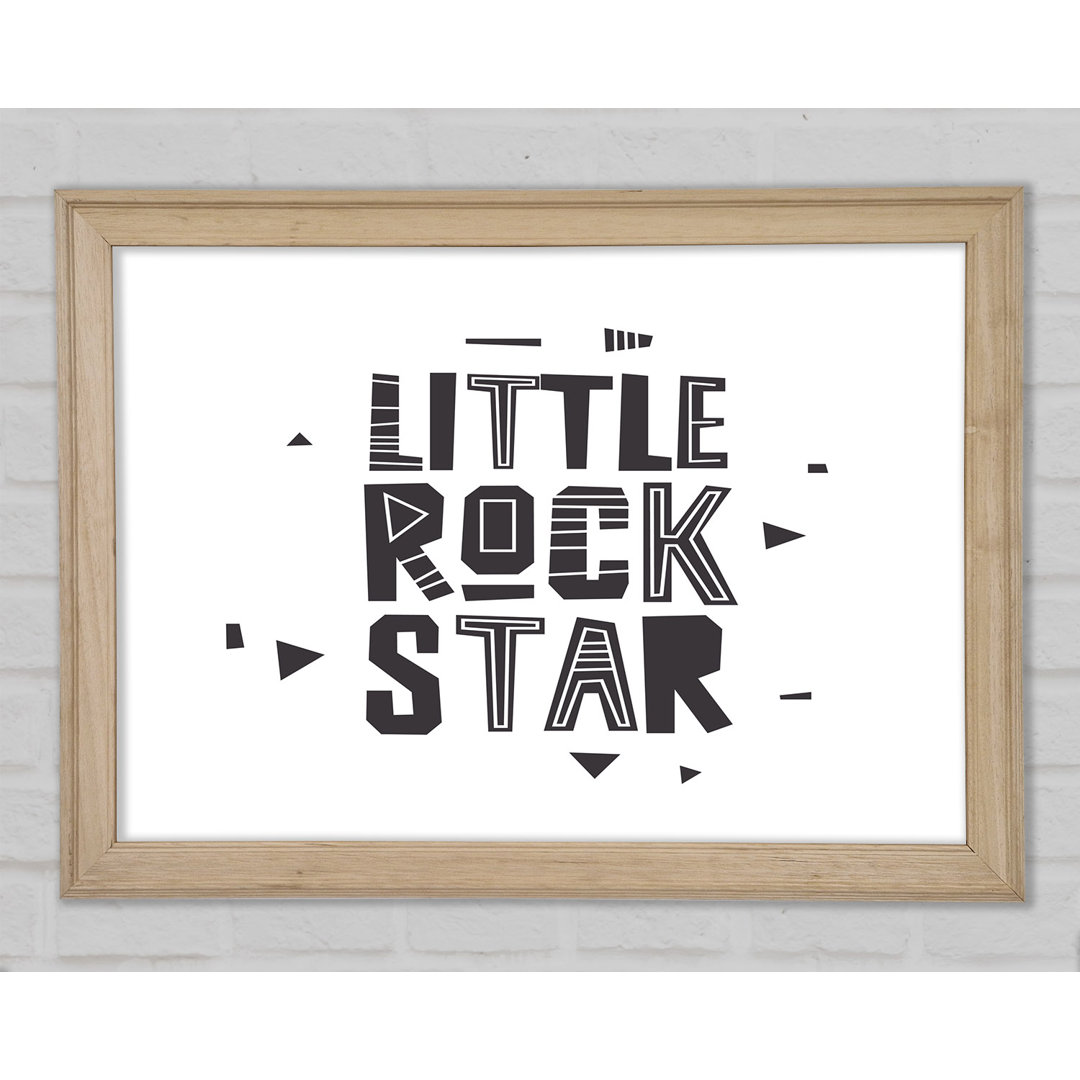 Little Rock Star Gerahmter Druck