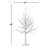 LED White Berry Tree, 48"H