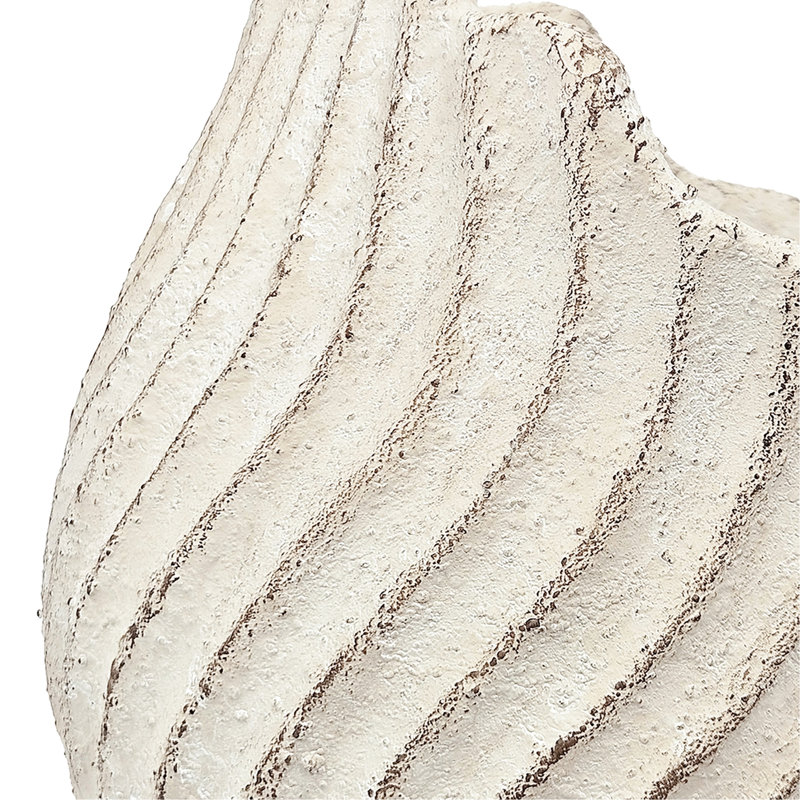 Pot à fleurs 11,5X7X7 pouces sable et ciment pour décoration bohémienne avec plantes traînantes