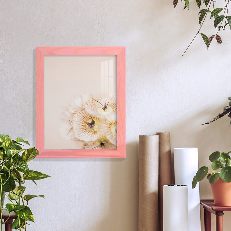 Brunton Bleach I, encadré sur papier, H 11 po x l 9 po x P 1 po, Rose