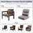 Smishape Outdoor Cushion Set Of 2, 6 Inch Deep Seat Patio Furniture Cushions With Removable Cover,Replacement Patio Cushion Set For Chair,Sofa,Loveseat-83282633-83282678