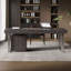 Bureau minimaliste italien en bois massif haut de gamme-1038301892