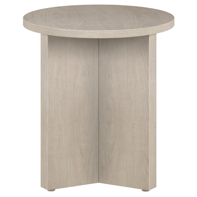 Lauralyn Cross Legs End Table, Antiqued Grey