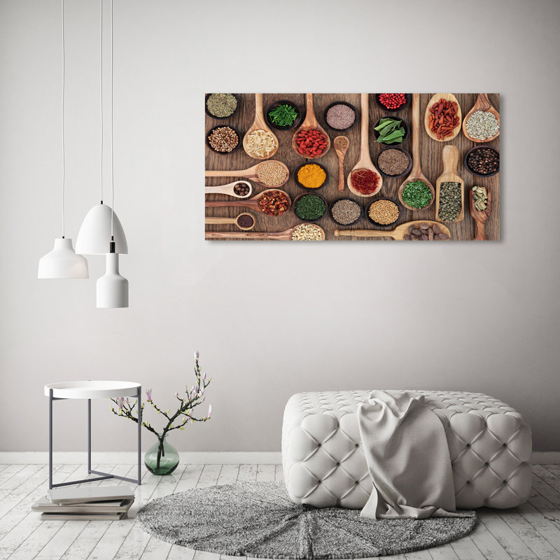 Spices And Herbs - Wrapped Canvas Print