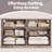 6-Drawer Double Dresser For Bedroom, 54.2" Wide Chest Of Drawers With Fluted Panels, Transitional Storage Dresser-1899622332