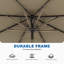 Parasol de marché éclairé 108 po Dor-1455894046