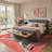 Alinda Talon Animal Print Red / Beige / Black Machine Washable Area Rug-545792323-541500894
