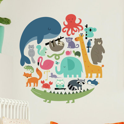 Animals Non-Wall Damaging Wall Decal