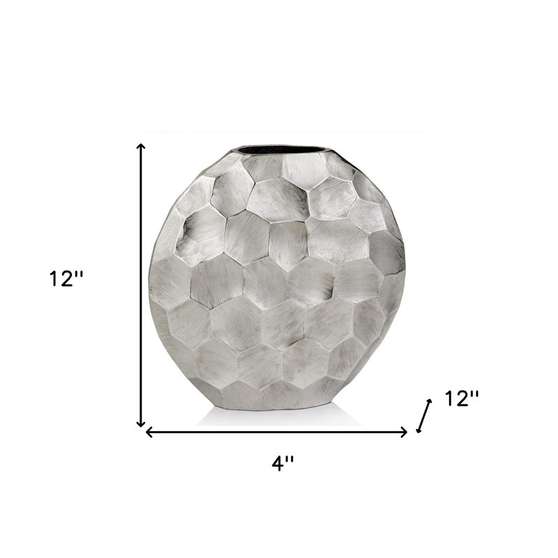 Vase de table en aluminium 12 "Zayyan