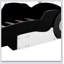 Race Car-Shaped Platform Bed With Wheels-1618918782